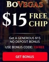 R$15 Free Chip BoVegas