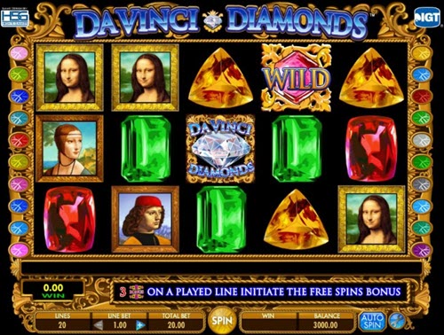 DaVinci Diamonds Slot